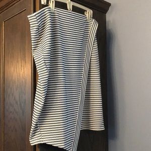 Plus sized midi skirt